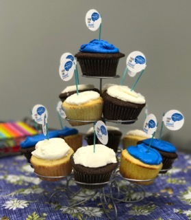 Cupcakes with Food for though Logo