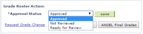 LionPATH approved selected in dropdown